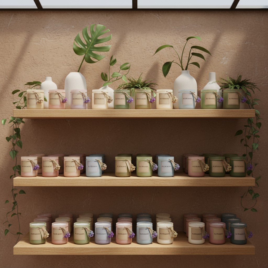 Het lijkt erop dat de foto een voorbeeld van zonnebleekcandles is met een rij van bekers en een veranderlijke kleur die pa...